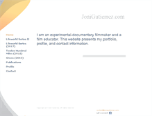 Tablet Screenshot of jonigutierrez.com